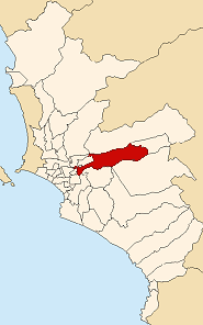 Location of Ate in Lima