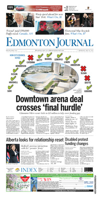 Front Page - May 16, 2013