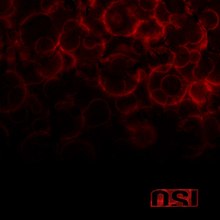 Faint, red blood droplets cover the top half of the otherwise black cover. The OSI logo, in red, is in the bottom right-hand corner.