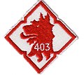 403 Squadron Helicopter Operational Training Squadron badge 1982