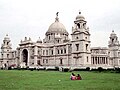 Victoria Memorial, a specimen of British Indian architecture, which incorporated European gothic, Persian saracenic and traditional Indian architecture.