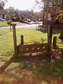 The stocks on the village green