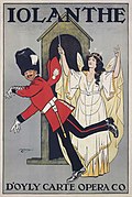 H. M. Brock - Poster for Iolanthe