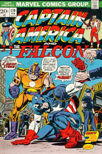Moonstone on the cover of Captain America #170