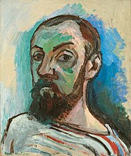 Henri Matisse, 1906, Self-Portrait in a Striped T-shirt