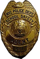 Shield of the New York City Police Department School Safety Division