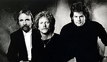 Pictured from left to right Herb Pedersen, Chris Hillman and John Jorgenson