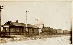 Marquette's Missouri Pacific Railroad stop at the turn of the twentieth century