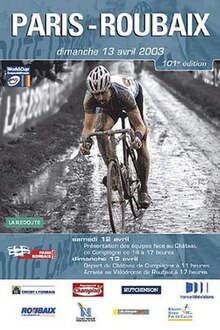 Official event poster with previous winner Johan Museeuw