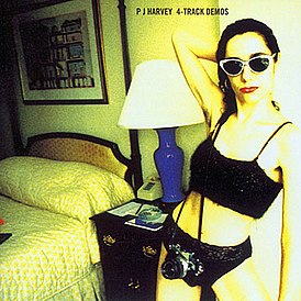 Обложка альбома Пи Джей Харви «4-Track Demos» (1993)