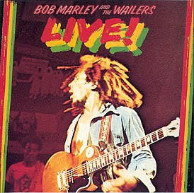 Обложка альбома Боба Марли «Live!» (1975)