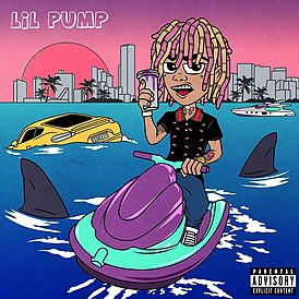 Обложка альбома Lil Pump «Lil Pump» (2017)