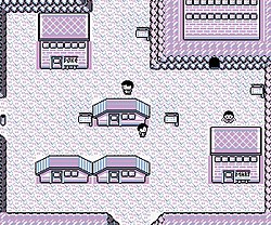 Вид города в Pokémon Red и Blue