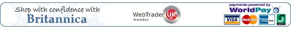 Shop with confidence with Britannica: in association with WebTrader and WorldPay