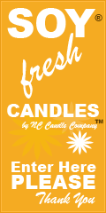 fresh soy candles - 20% OFF for new customers.
