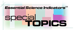 Essential Science Indicators - Special Topics