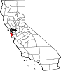 San Mateo County map