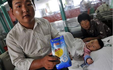 China accused over contaminated baby milk 
