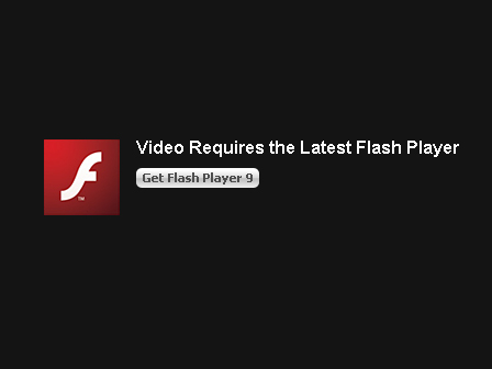 Video requires the latest Flash plugin