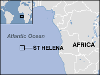 Map of St Helena