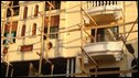 Half-built appartment block in Cairo
