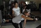 Pregnant women who were already working out can continue but still need to adjust routines.