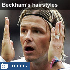 David Beckham's hairstyles