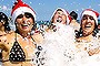 4. BONDI BEACH, AUSTRALIA. Come 25 December the beach acts as a magnet for backpackers a long way from home, who celebrate alongside other 'Christmas orphans.' Bands and DJs rock the Pavilion, everyone checks out everyone else, and a festive atmosphere prevails.