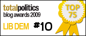 Total Politics Top 75 LibDem Blogs (#10)