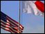 Japanese and American flags