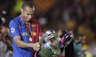Barcelona's Thierry Henry celebrates