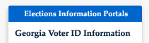 Georgia voter ID