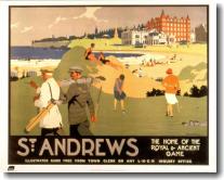 St. Andrews By The Beach, Art Print by  British Rail