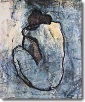 Blue Nude, Poster by Pablo Picasso