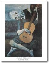 The Old Guitarist, Poster by Pablo Picasso