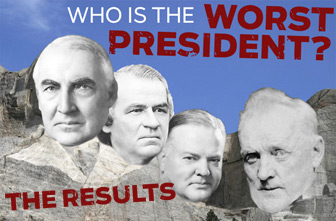 Who is the worst president? See our poll results!