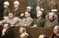 Defendants on trial at Nuremberg