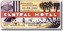 Cuba Central Hotel Luggage Label, Art Print