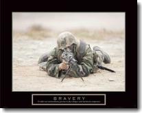 Bravery - Sniper, Poster