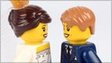 Lego figures of Kate and William