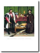 Ambassadors, The, Poster by Hans (the younger) Holbein