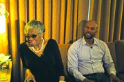 Dr. Maya Angelou and Common talk to The Mash before the Common Ground event. Emily McInerney / Mash photo