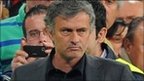 Real coach Jose Mourinho is sent to the stands