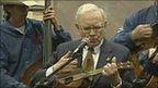 Warren Buffett playing in a band