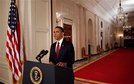 President Obama announces that Osama bin Laden is dead