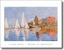 Boats at Argenteuil, Poster by Claude Monet