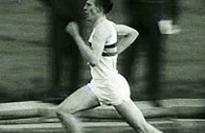 Witness (Roger Bannister completing his four-minute mile)
