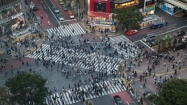 Japan's orderly Shibuya Scramble