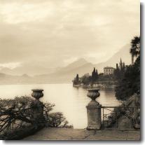 Villa Monastero, Lago di Como, Art Print by Alan Blaustein