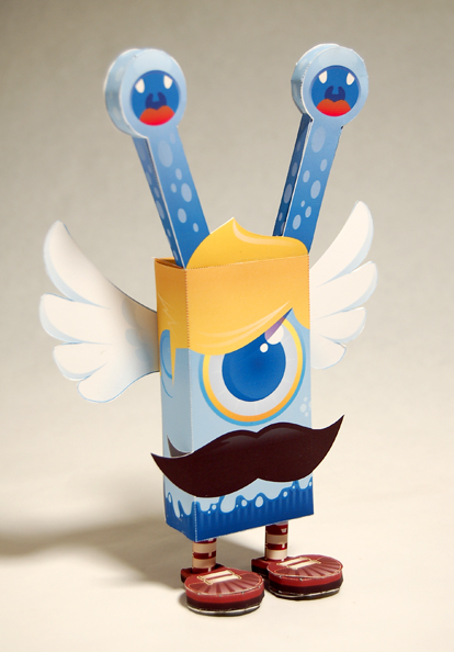 Boss Cyclops, a leechoso species of paper toy monster created by baykiddead and skinned by salazad.